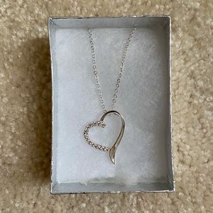 Sterling Silver Heart Necklace!